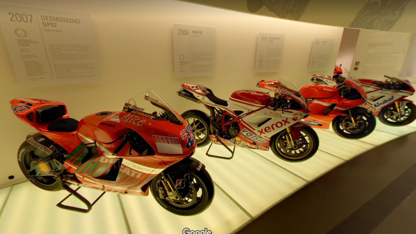 Museo Ducati Google Earth